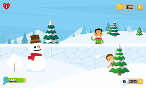 Snowball Mania Game Screen